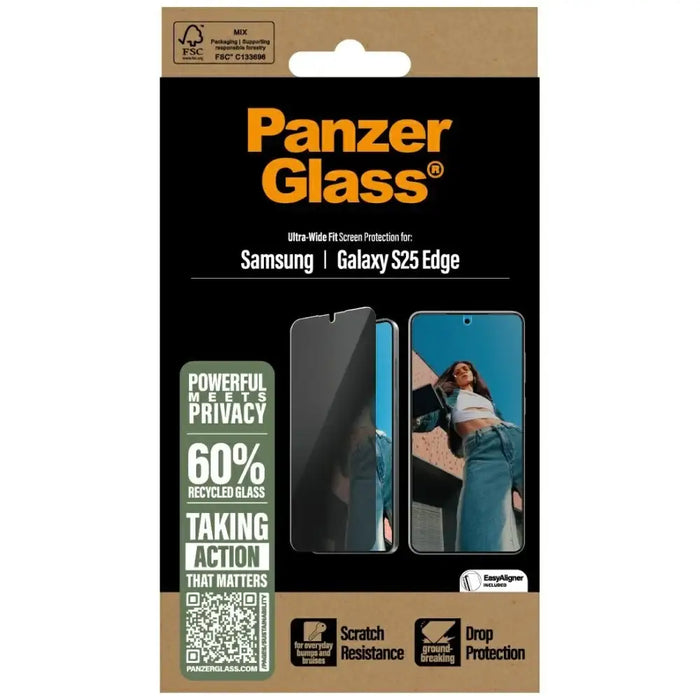 PanzerGlass Ultra-Wide Fit Privacy Glass за Samsung Galaxy