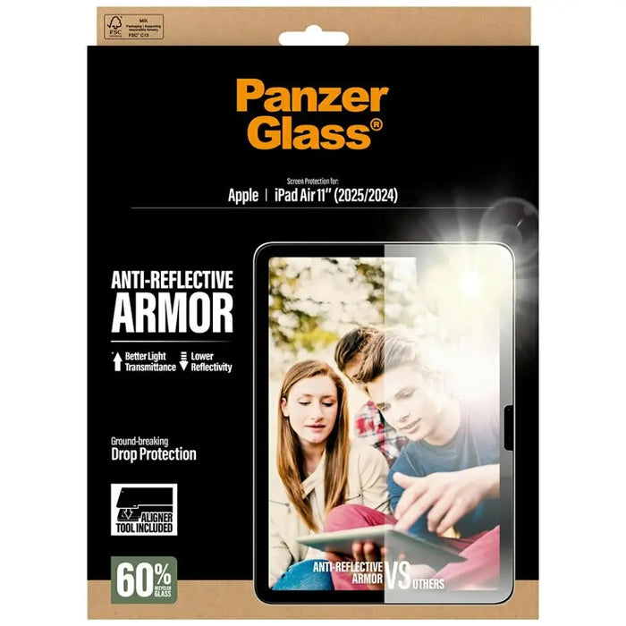 PanzerGlass Ultra-Wide Fit Reflective Armor Tempered Glass