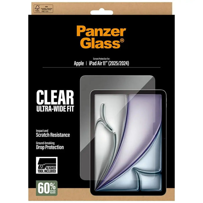 PanzerGlass Ultra-Wide Fit Tempered Glass за iPad Air 11’’