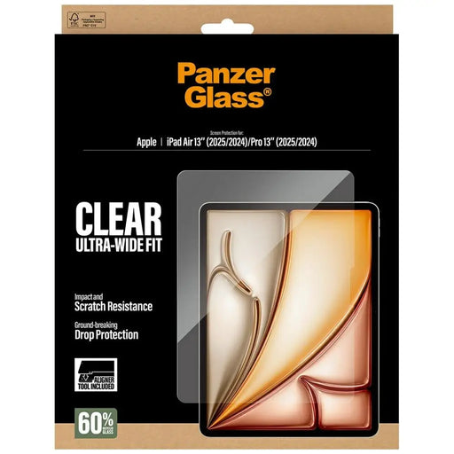 PanzerGlass Ultra-Wide Fit Tempered Glass за iPad Air 13’’