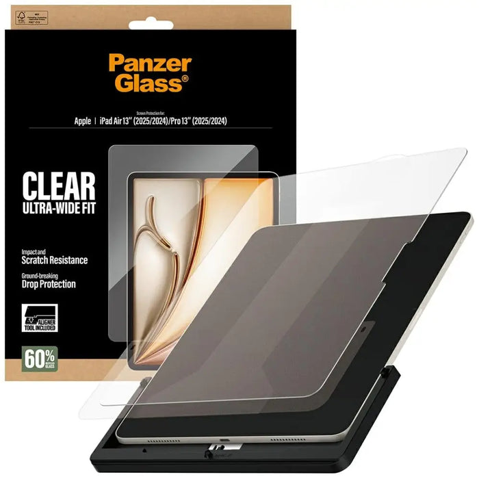 PanzerGlass Ultra-Wide Fit Tempered Glass за iPad Air 13’’