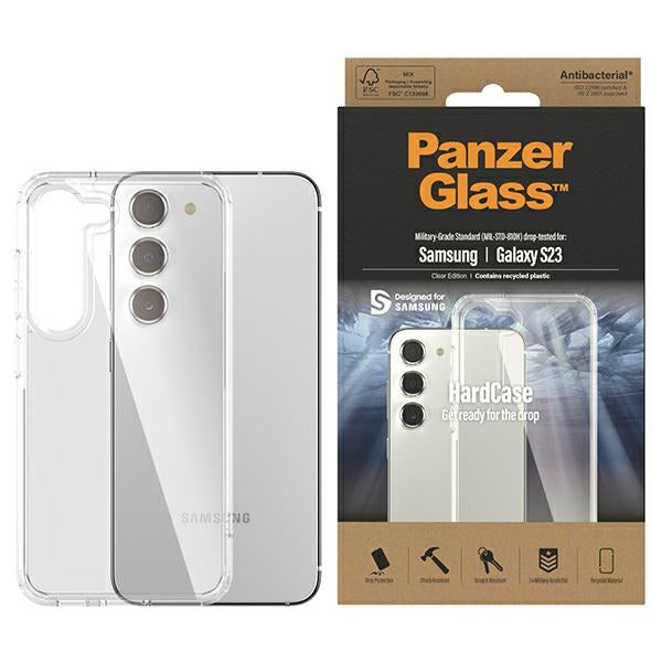 Кейс PanzerGlass ClearCase за Samsung Galaxy S23 - прозрачен