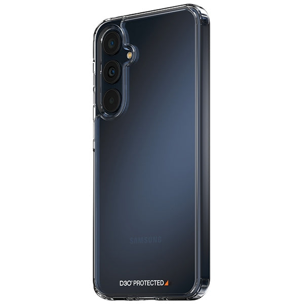 PanzerGlass HardCase с D3O® био и военен сертификат за Samsung Galaxy A35 5G - прозрачен