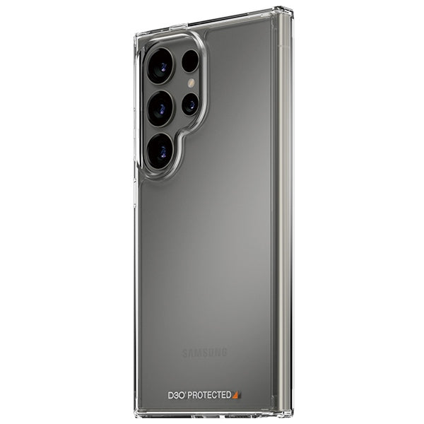 PanzerGlass HardCase с D3O® био и военен сертификат за Samsung Galaxy S24 Ultra - прозрачен