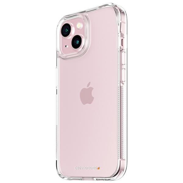 Твърд калъф PanzerGlass с D3O и военен сертификат за iPhone 15/14/13 - прозрачен