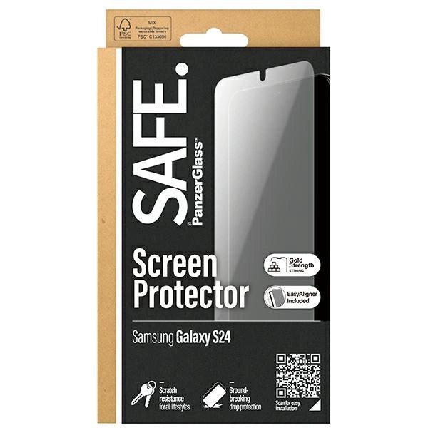 SAFE от PanzerGlass Ultra-Wide Fit закалено стъкло за Samsung Galaxy S24