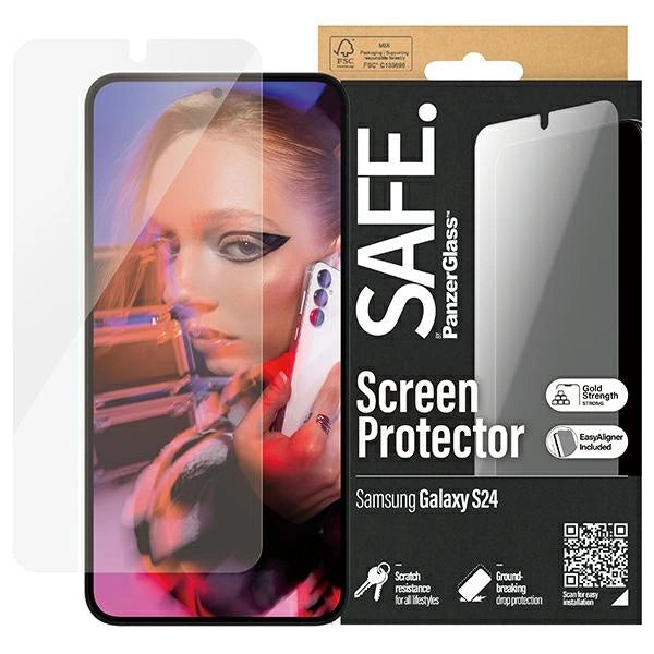 SAFE от PanzerGlass Ultra-Wide Fit закалено стъкло за Samsung Galaxy S24