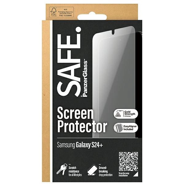 SAFE от PanzerGlass Ultra-Wide Fit закалено стъкло за Samsung Galaxy S24+