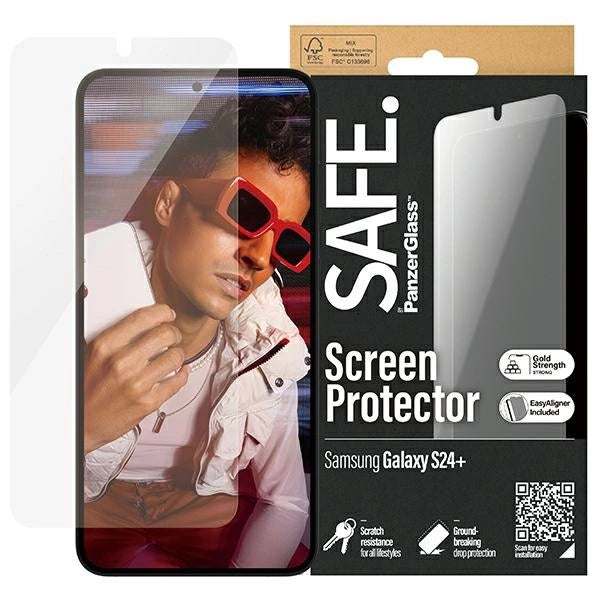 SAFE от PanzerGlass Ultra-Wide Fit закалено стъкло за Samsung Galaxy S24+