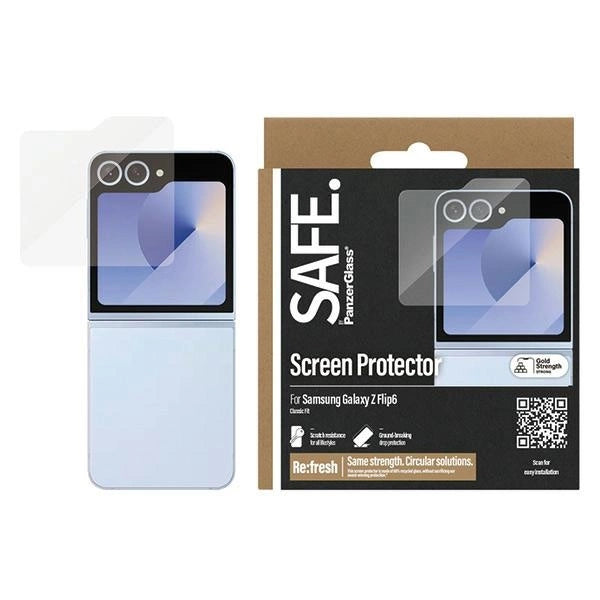 SAFE by PanzerGlass закалено стъкло за Samsung Galaxy Z Flip 6