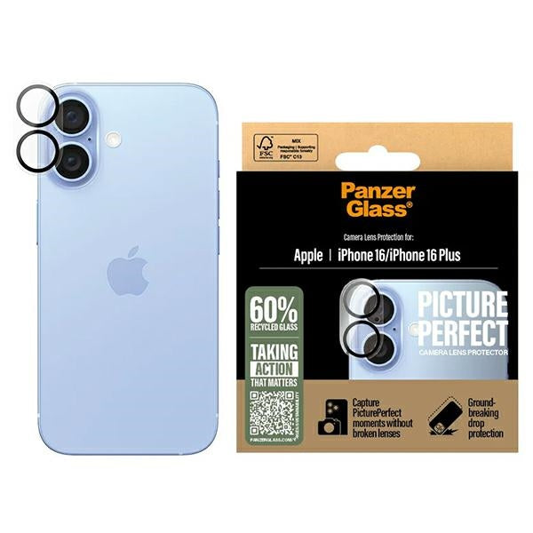 PanzerGlass PicturePerfect протектор за обектив iPhone 16 6.1" / 16 Plus 6.7" 1279