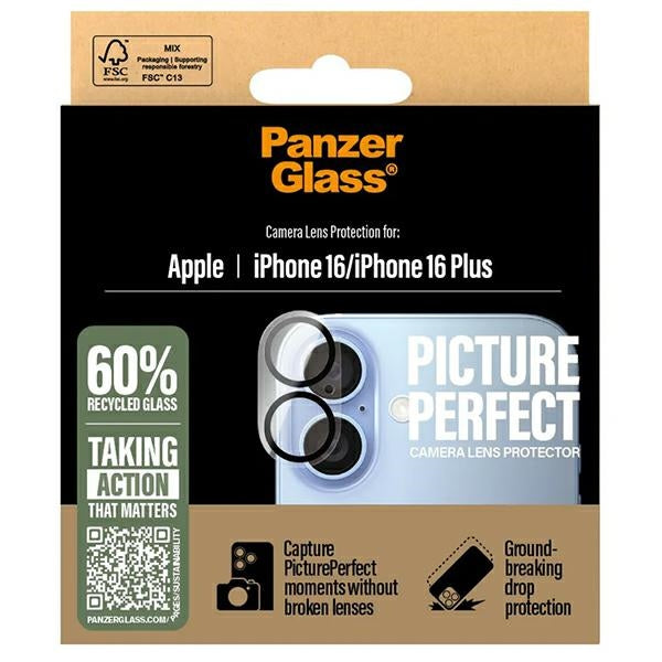 PanzerGlass PicturePerfect протектор за обектив iPhone 16 6.1" / 16 Plus 6.7" 1279