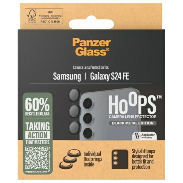 Калъф за камера PanzerGlass Hoops за Samsung Galaxy S23 FE - черен