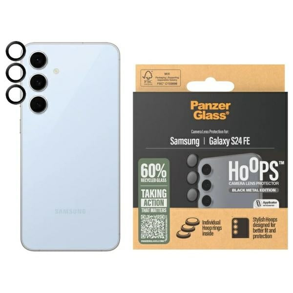 Калъф за камера PanzerGlass Hoops за Samsung Galaxy S23 FE - черен