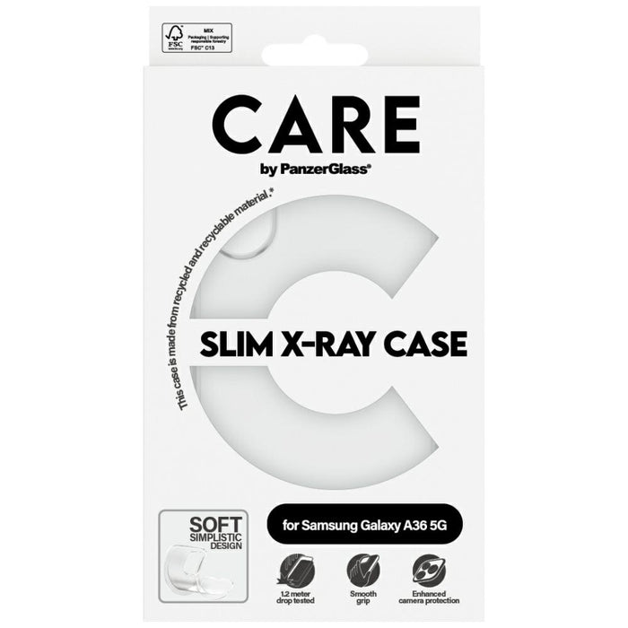 CARE by PanzerGlass Fashion X-Ray Case за Samsung Galaxy A36 5G - Прозрачен