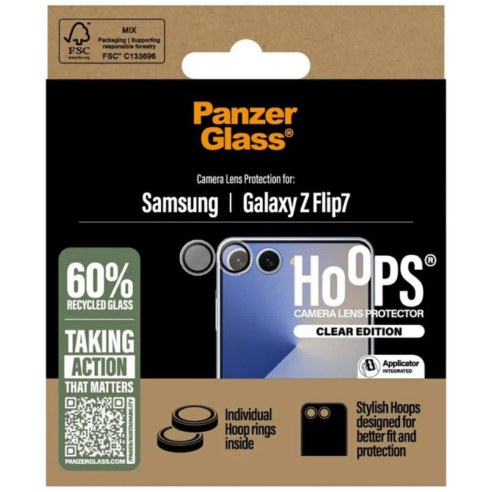Капак за обектив PanzerGlass Hoops от закалено стъкло за Samsung Galaxy Z Flip7