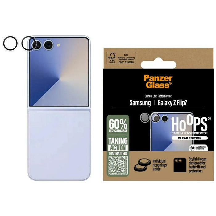 Капак за обектив PanzerGlass Hoops от закалено стъкло за Samsung Galaxy Z Flip7