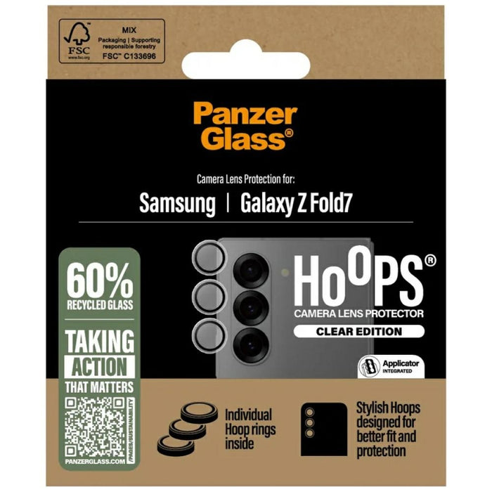 Капак за обектив PanzerGlass Hoops от закалено стъкло за Samsung Galaxy Z Fold 7