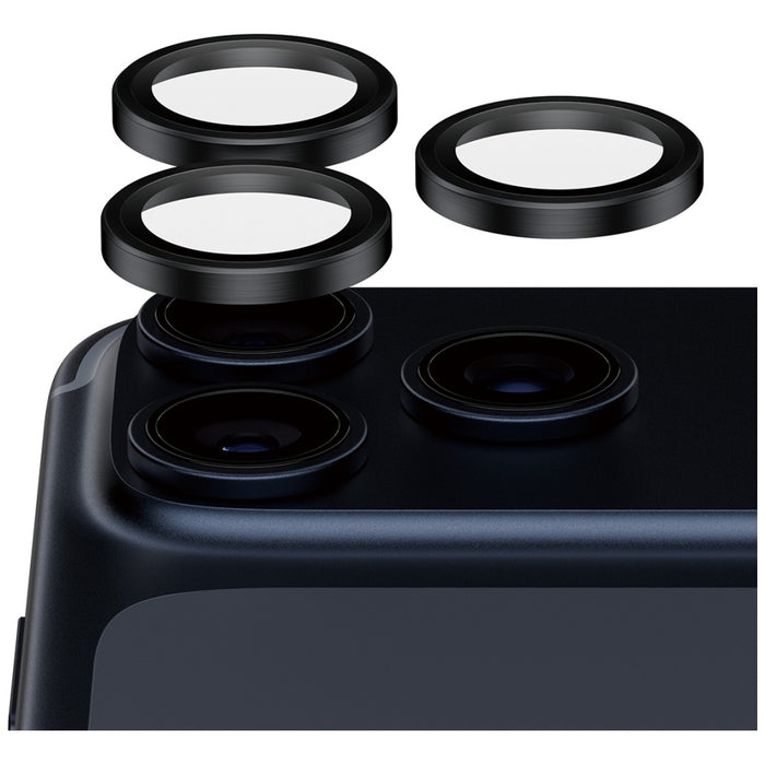 Стъкло за камера PanzerGlass Hoops Ceramic II за iPhone 17 Pro / 17 Pro Max / 16 Pro / 16 Pro Max - черно
