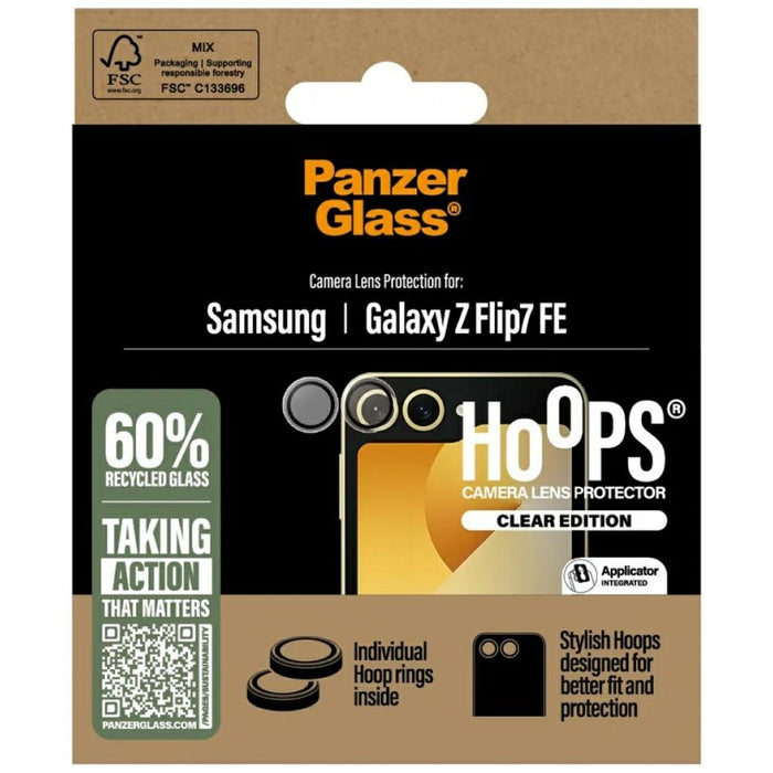 PanzerGlass Hoops закалено стъклено протекторно стъкло за Samsung Galaxy Z Flip7 FE