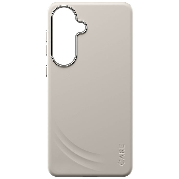 Калъф CARE by PanzerGlass Flow Vanilla Qi за Samsung Galaxy S26+ - бежов