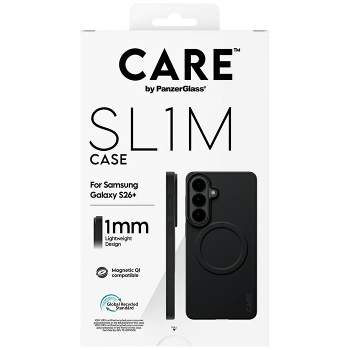 Калъф CARE от PanzerGlass SL1M за Samsung Galaxy S26+ - черен
