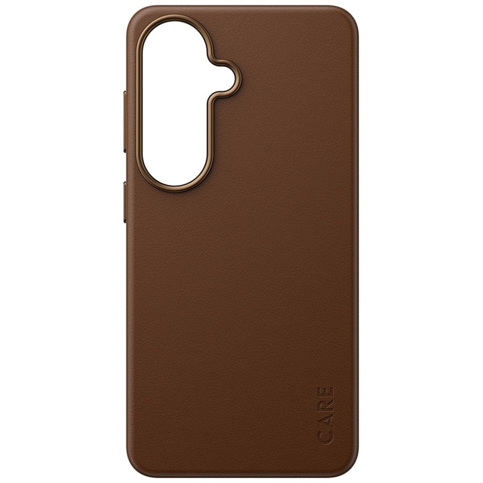 Калъф CARE by PanzerGlass Solo за Samsung Galaxy S26 - кафяв