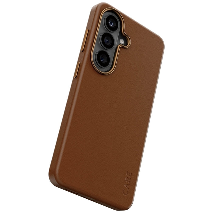Калъф CARE by PanzerGlass Solo за Samsung Galaxy S26 - кафяв