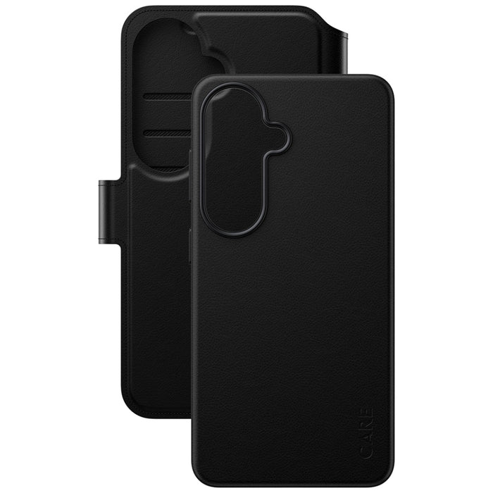 Калъф-портфейл CARE by PanzerGlass Tango 2в1 за Samsung Galaxy S26 - черен