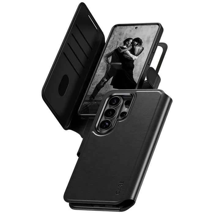 Калъф-портфейл CARE by PanzerGlass Tango 2в1 за Samsung Galaxy S26 Ultra - черен