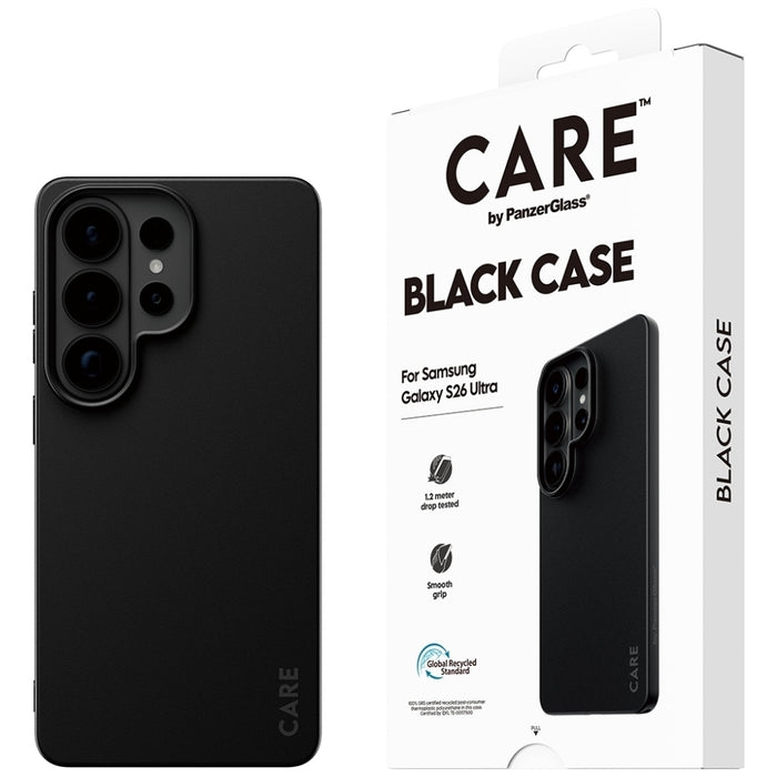 Калъф CARE от PanzerGlass TPU за Samsung Galaxy S26 Ultra - черен
