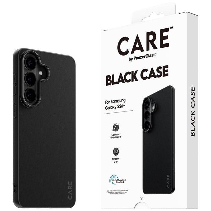 Калъф CARE от PanzerGlass TPU за Samsung Galaxy S26+ - черен