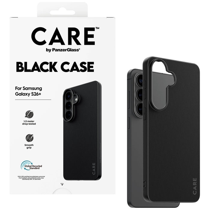 Калъф CARE от PanzerGlass TPU за Samsung Galaxy S26+ - черен