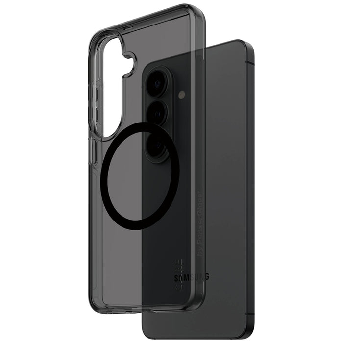 Калъф CARE by PanzerGlass Urban Explorer Smokey с черен Qi цвят за Samsung Galaxy S26 - черен