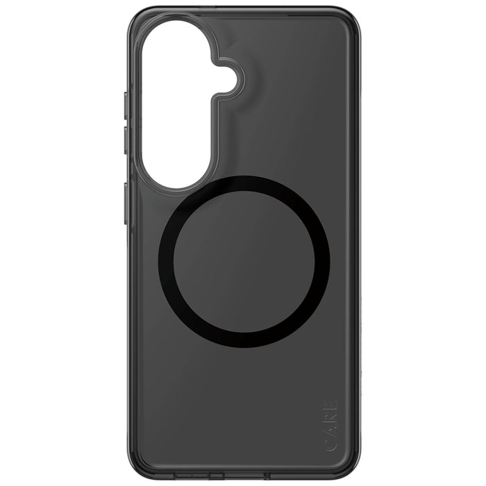 Калъф CARE by PanzerGlass Urban Explorer Smokey с черен Qi цвят за Samsung Galaxy S26 - черен