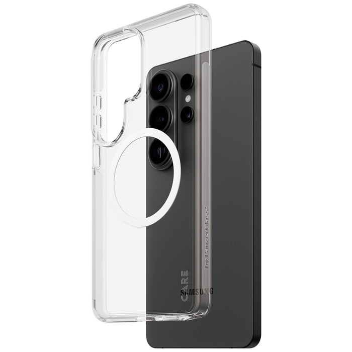 Прозрачен калъф CARE by PanzerGlass Urban Explorer с бял Qi цвят за Samsung Galaxy S26 Ultra - прозрачен