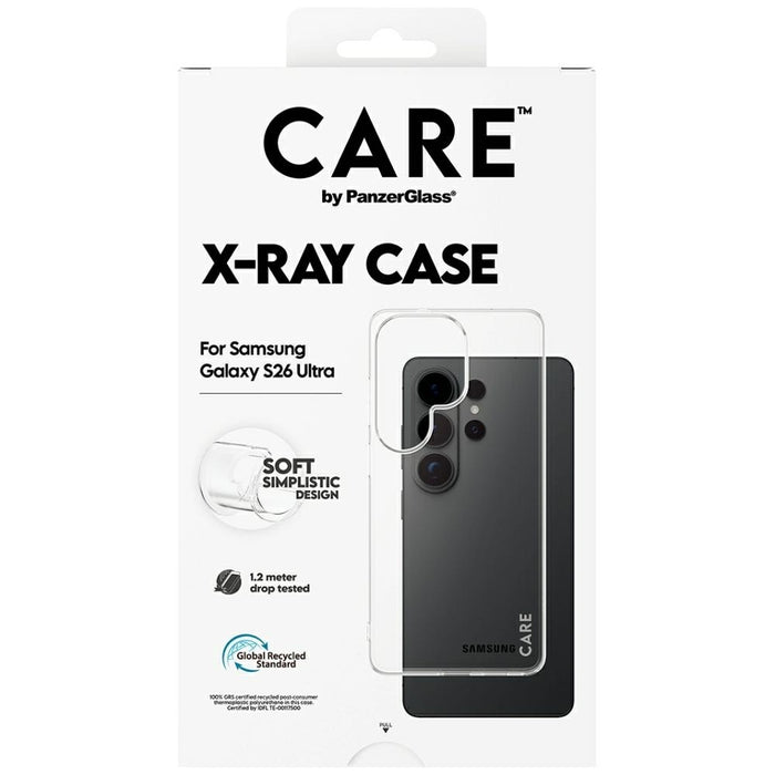 Калъф CARE by PanzerGlass X-Ray за Samsung Galaxy S26 Ultra - прозрачен