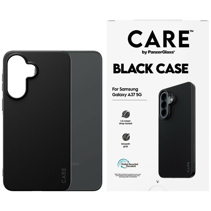 Калъф CARE от PanzerGlass за Samsung Galaxy A37 - черен