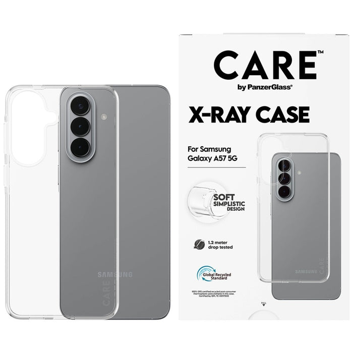 Калъф CARE by PanzerGlass Fashion X-Ray за Samsung Galaxy A57 - прозрачен