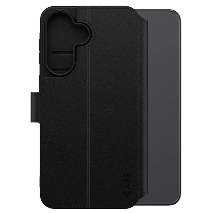 Калъф-портфейл с поставка CARE от PanzerGlass за Samsung Galaxy A37 - черен