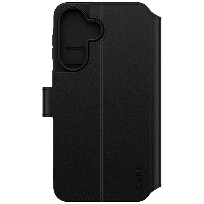 Калъф-портфейл с поставка CARE от PanzerGlass за Samsung Galaxy A37 - черен