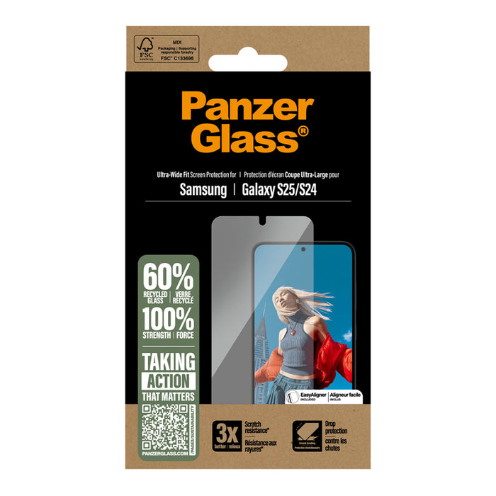 СТЪКЛО PG SAMSUNG S25/S24 UWF