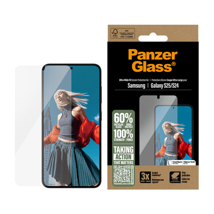 СТЪКЛО PG SAMSUNG S25/S24 UWF