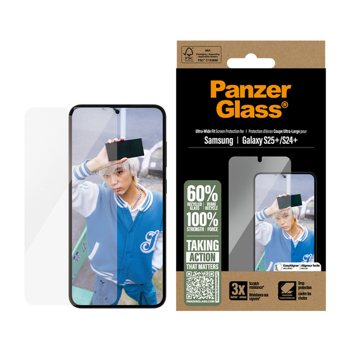 СТЪКЛО PG SAMSUNG S25+/S24+ UWF