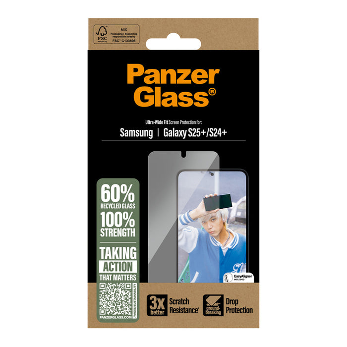 СТЪКЛО PG SAMSUNG S25+/S24+ UWF