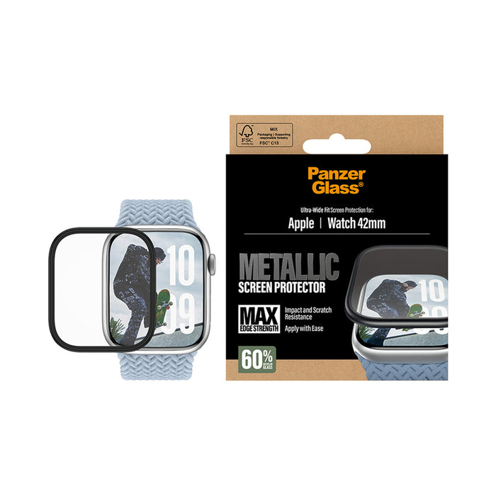 СТЪКЛО PANZERGLASS APPLE WATCH 42 mm Metallic