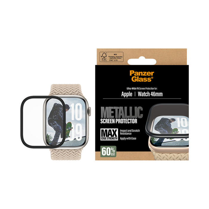 СТЪКЛО PANZERGLASS APPLE WATCH 46 mm Metallic