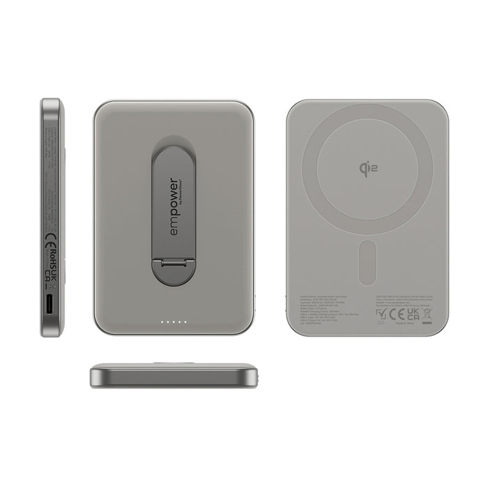 ВЪНШНА БАТЕРИЯ PANZERGLASS EMPOWER 5000 mAh TITAN + spin stand