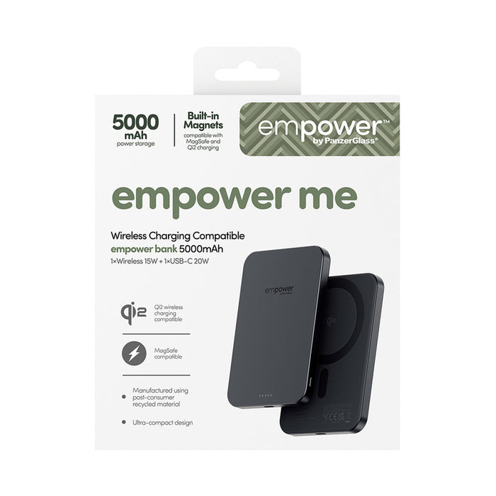 ВЪНШНА БАТЕРИЯ PANZERGLASS EMPOWER 5000 mAh Black