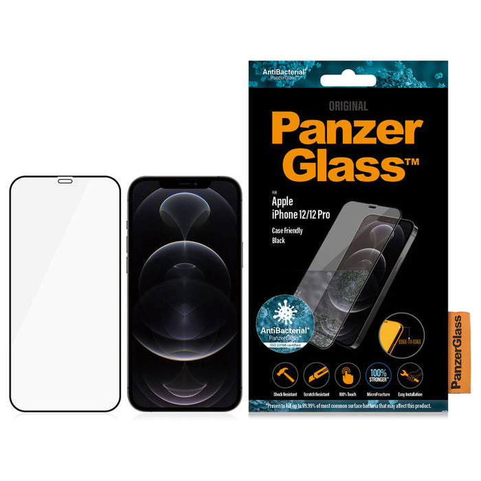 СТЪКЛО PG IPHONE 12/12 Pro Antibacterial